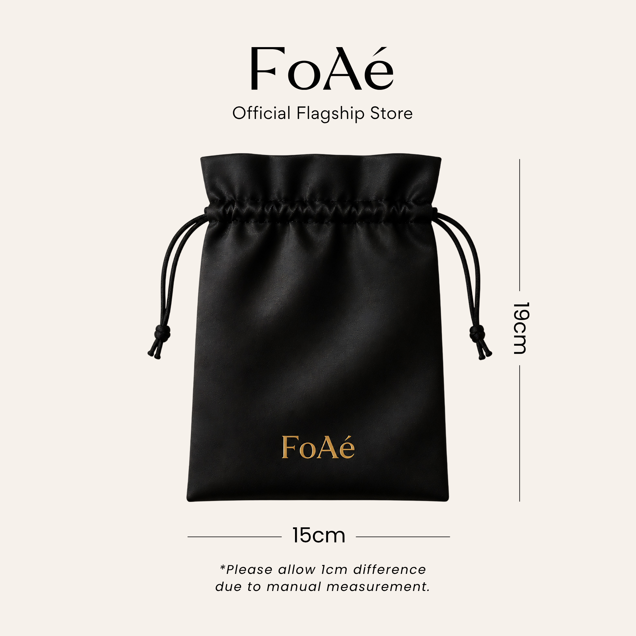 FoAé Premium Satin Pouch | Elegant Perfume & Travel Storage | FOAE